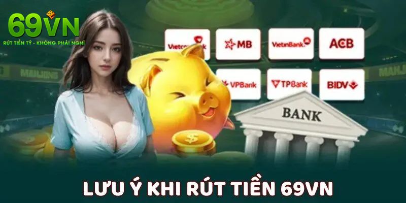 Những lưu ý quan trọng bạn cần biết khi giao dịch rút tiền tại 69VN